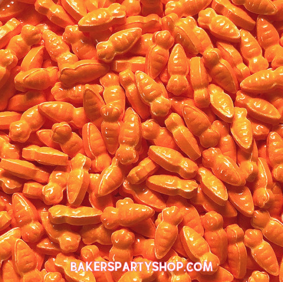 Carrot Candy Sprinkles: Snowman Noses | www.sprinklebeesweet.com