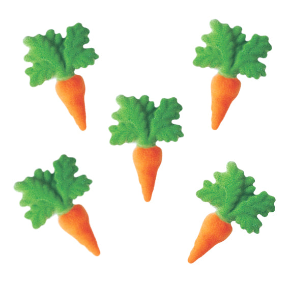 Fancy Carrot Sugar Toppers | www.sprinklebeesweet.com