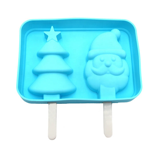 Christmas Cakesicle Mold: Santa + Christmas Tree | www.sprinklebeesweet.com