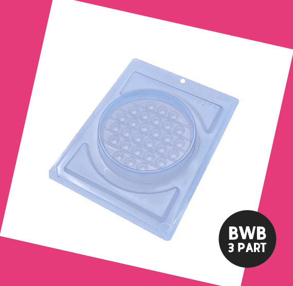 BWB 3 Part Pop It Mold: 10271 Circle | www.sprinklebeesweet.com