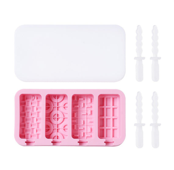Multi Textured Cakesicle Mold: Circles | www.sprinklebeesweet.com