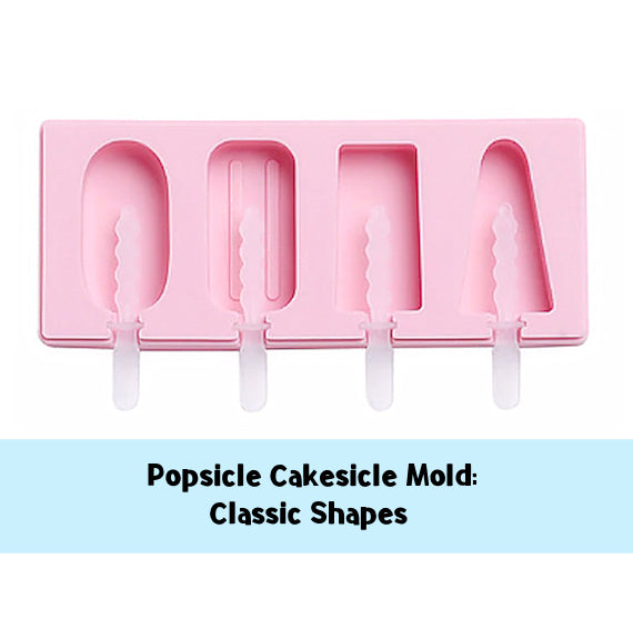 Popsicle Cakesicle Mold: Four Classic Shapes | www.sprinklebeesweet.com