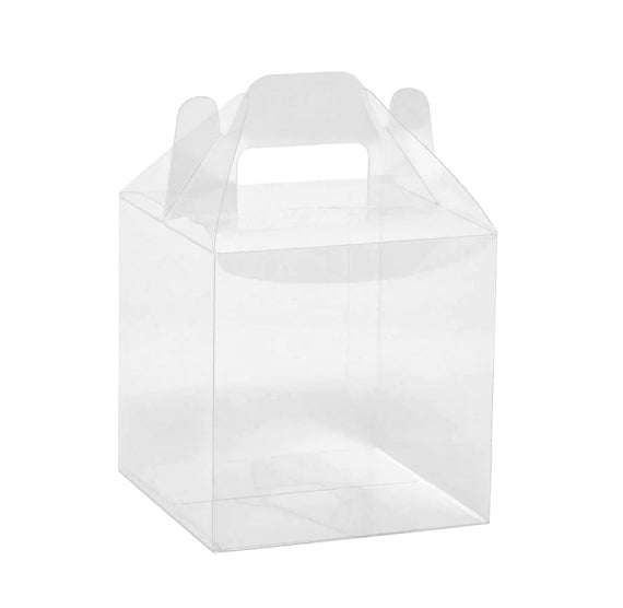 Clear Gable Treat Box Set: 2.5" Hot Cocoa Bomb Box | www.sprinklebeesweet.com