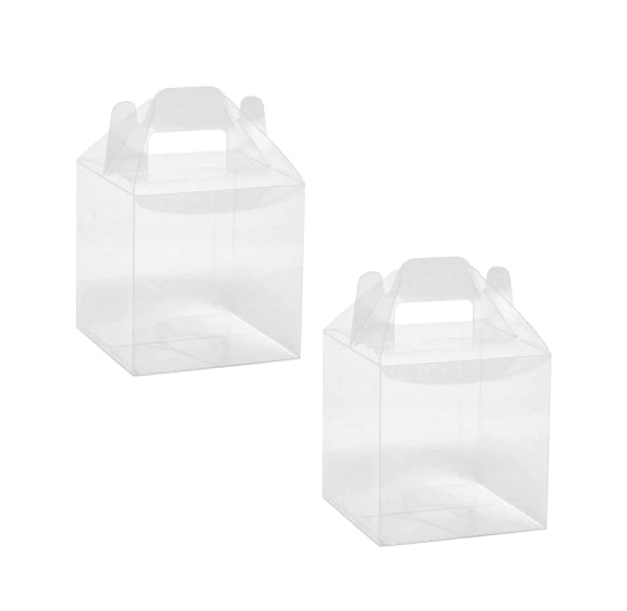 Clear Gable Treat Box Set: 2.5" Hot Cocoa Bomb Box | www.sprinklebeesweet.com