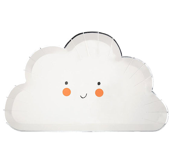 Happy Cloud Plates | www.sprinklebeesweet.com