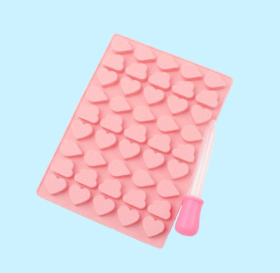 Silicone Gummy Mold: Clouds + Hearts | www.sprinklebeesweet.com