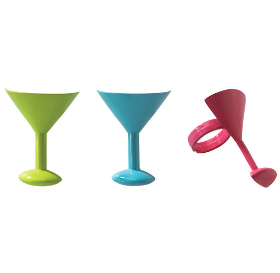 Cocktail Cupcake Topper Rings | www.sprinklebeesweet.com
