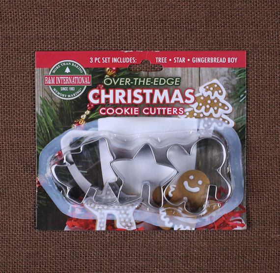 Over the Edge Christmas Cookie Cutters | www.sprinklebeesweet.com