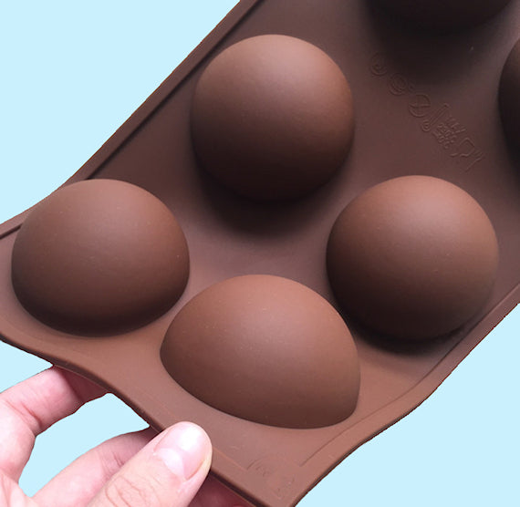 Silicone Sphere Mold: 6 Cavity Hot Cocoa Bomb Mold | www.sprinklebeesweet.com