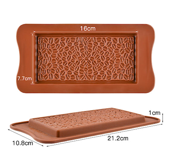 Chocolate Bar Mold: Coffee Beans | www.sprinklebeesweet.com