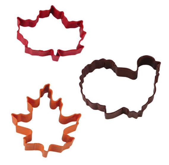 Fall Cookie Cutter Set of 3 | www.sprinklebeesweet.com