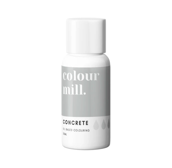Colour Mill Oil Based Food Coloring: Concrete | www.sprinklebeesweet.com
