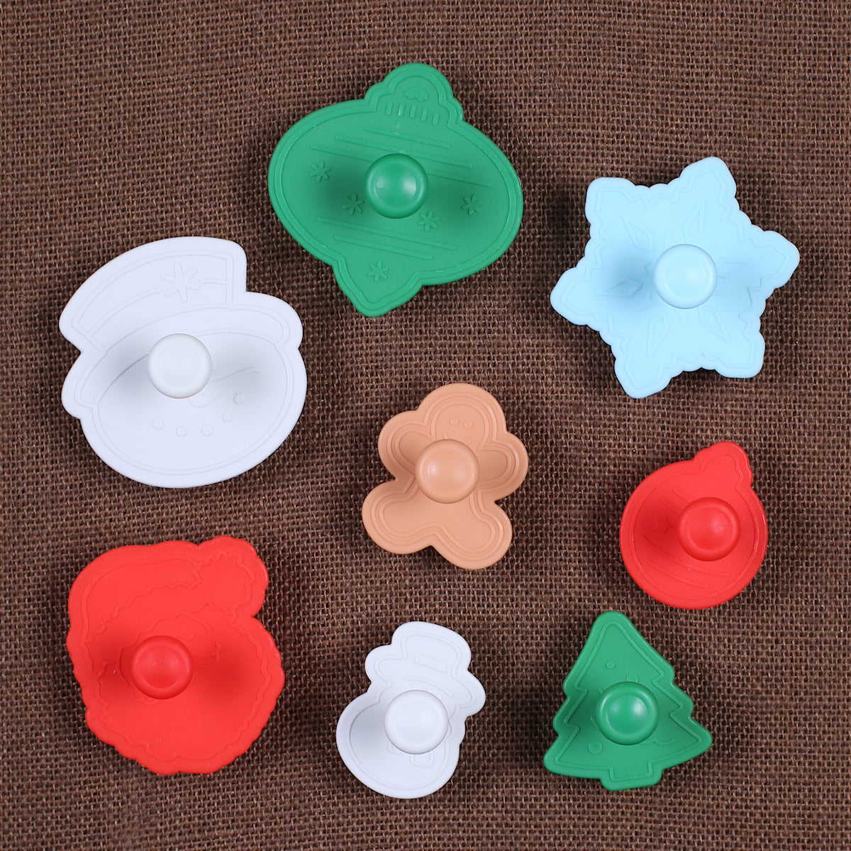 Large Christmas Cookie Cutter Stampers | www.sprinklebeesweet.com