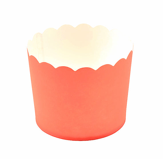 Coral Baking Cups | www.sprinklebeesweet.com