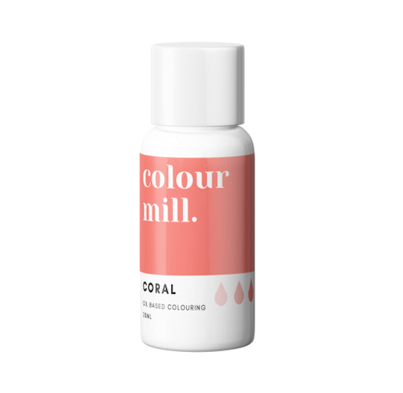 Colour Mill Food Coloring: Coral | www.sprinklebeesweet.com