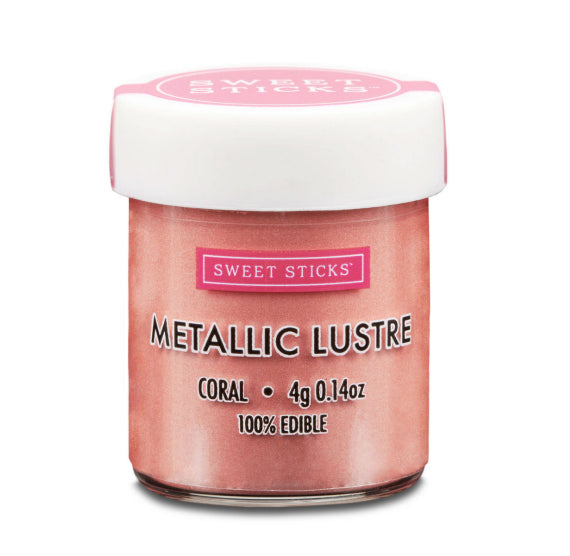 Coral Luster Dust | www.sprinklebeesweet.com