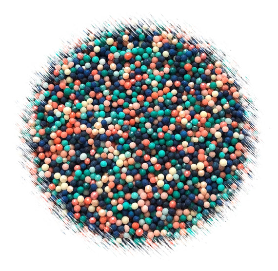 Coral Reef Nonpareils Mix | www.sprinklebeesweet.com