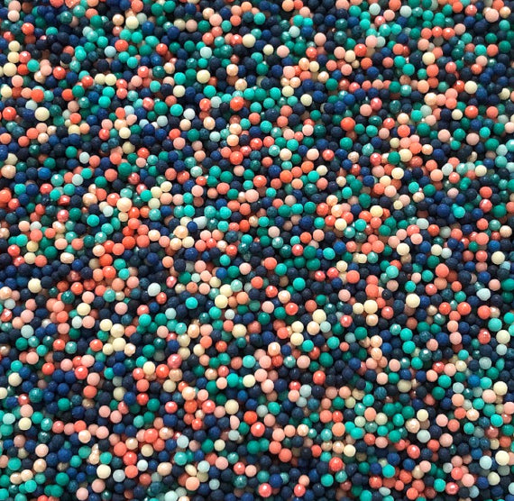 Coral Reef Nonpareils Mix | www.sprinklebeesweet.com