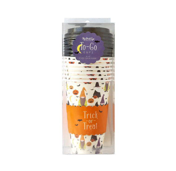 Halloween Coffee Cups: Trick or Treaters | www.sprinklebeesweet.com