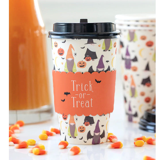 Halloween Coffee Cups: Trick or Treaters | www.sprinklebeesweet.com