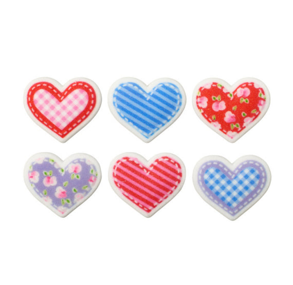 Cross My Heart Sugar Toppers | www.sprinklebeesweet.com