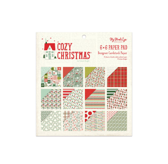 Cozy Christmas Paper Pad: 6x6 | www.sprinklebeesweet.com