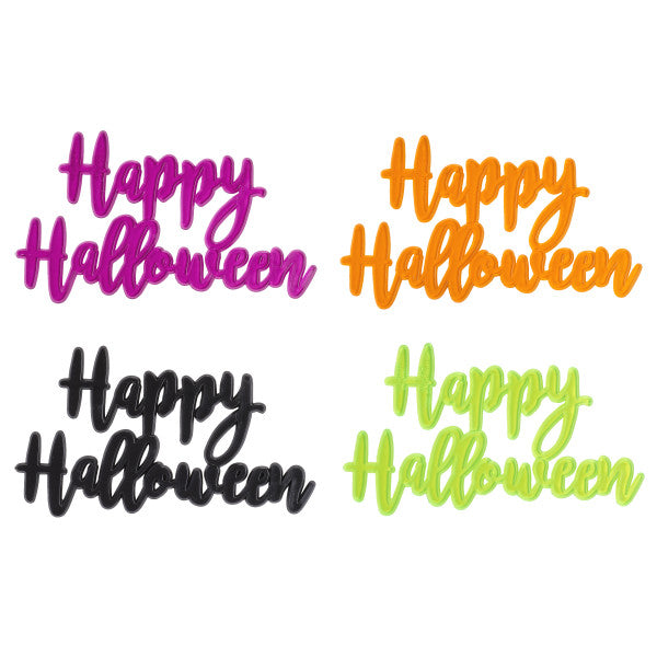 Happy Halloween Cake Toppers | www.sprinklebeesweet.com