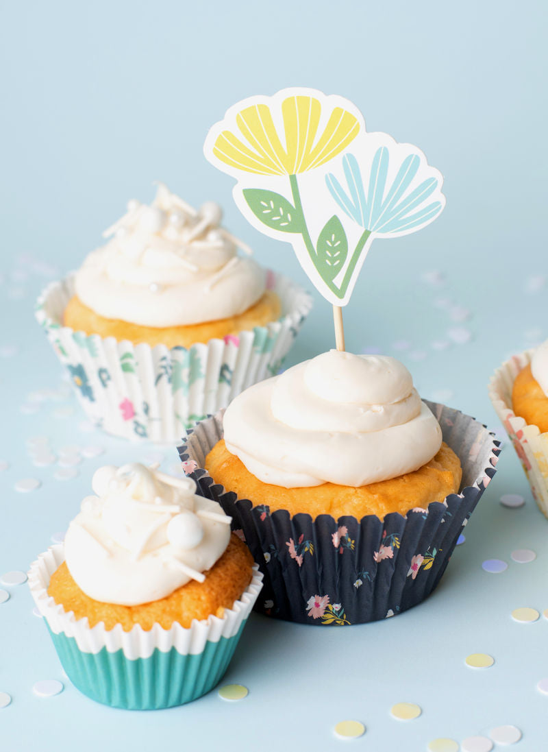 Cupcake Liners: Tea Time | www.sprinklebeesweet.com