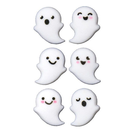 Ghost Sugar Toppers | www.sprinklebeesweet.com