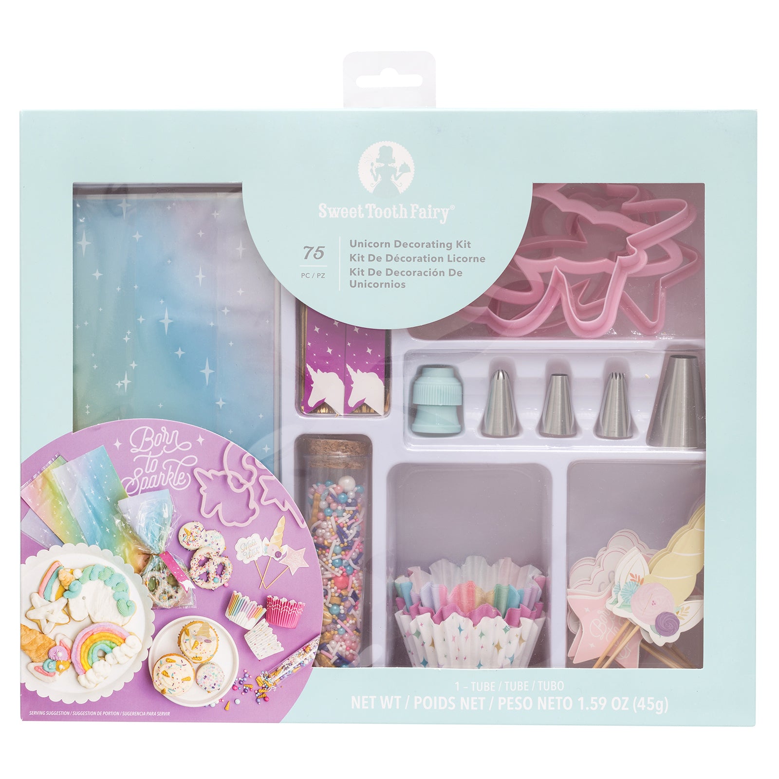 Unicorn Cupcake Baking + Decorating Kit | www.sprinklebeesweet.com