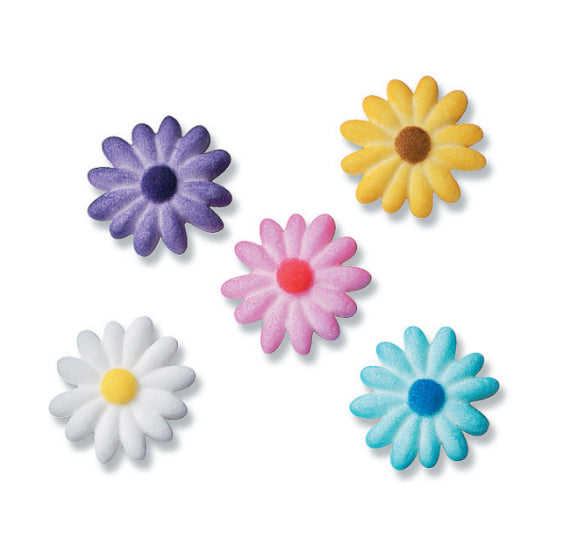 Daisy Sugar Toppers | www.sprinklebeesweet.com