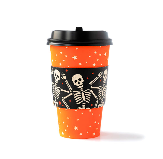 Halloween Coffee Cups: Skeletons | www.sprinklebeesweet.com