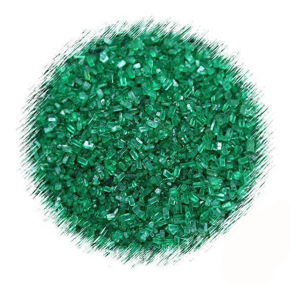 Dark Green Sparkling Sugar | www.sprinklebeesweet.com