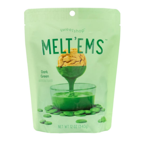 Sweetshop Melt'ems Dark Green Candy Coating | www.sprinklebeesweet.com