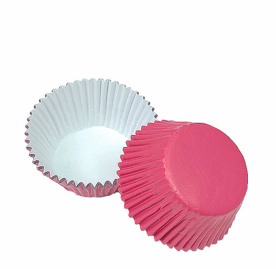 Bulk Cupcake Liners: Deep Pink Foil | www.sprinklebeesweet.com