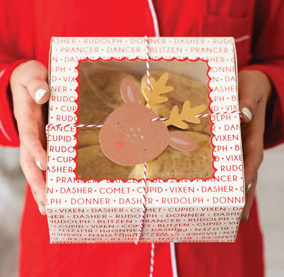 Christmas Cookie Box Kit: Reindeer | www.sprinklebeesweet.com