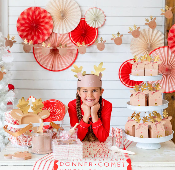 Reindeer Banner Set With Bells | www.sprinklebeesweet.com