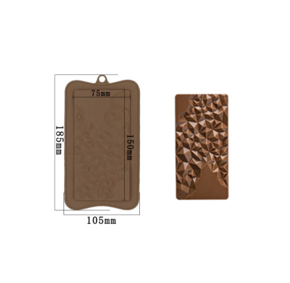 Chocolate Bar Mold: Geometric Shock | www.sprinklebeesweet.com