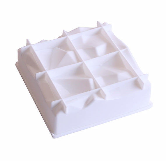 Geometric Square Mold: Large | www.sprinklebeesweet.com