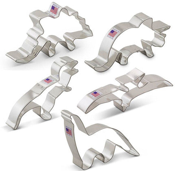 Dinosaur Cookie Cutter Set | www.sprinklebeesweet.com