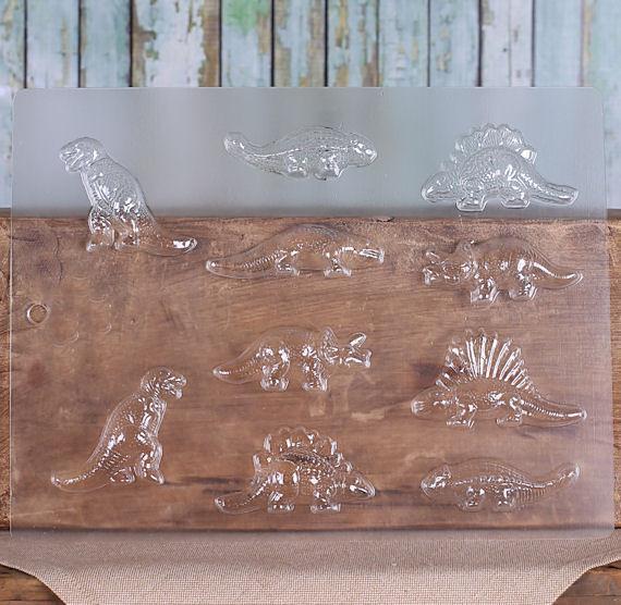 Small 3D Dinosaur Chocolate Mold | www.sprinklebeesweet.com