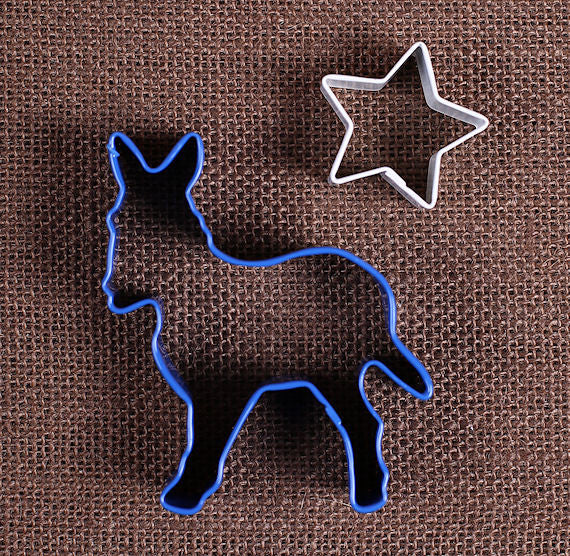 Patriotic Donkey Cookie Cutter Set | www.sprinklebeesweet.com