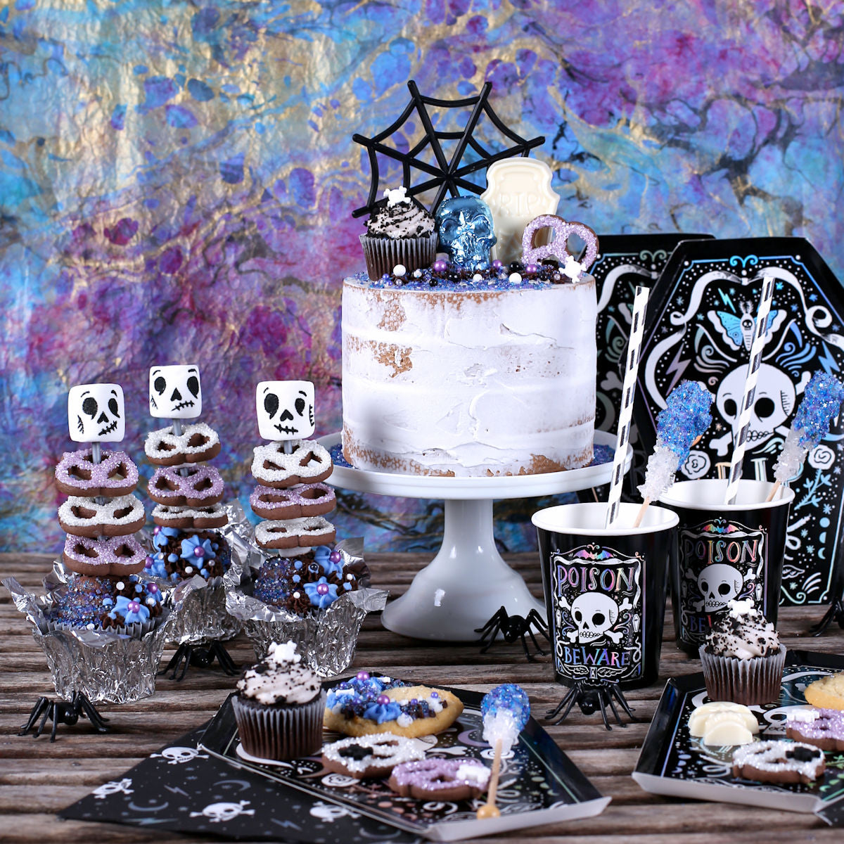 Spider Cupcake Toppers | www.sprinklebeesweet.com