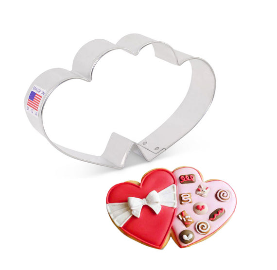 Double Heart Cookie Cutter | www.sprinklebeesweet.com