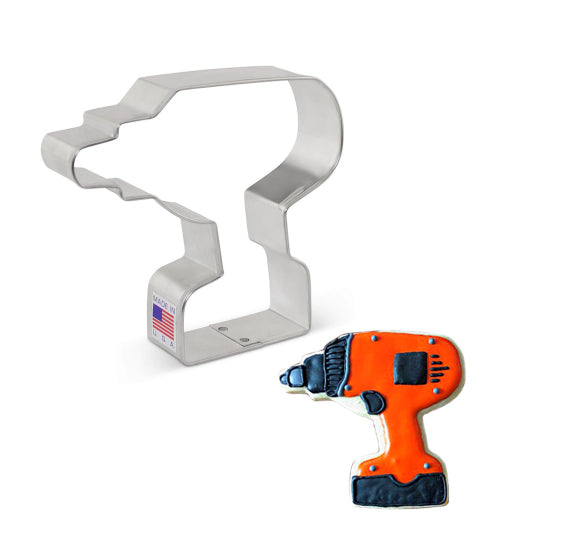 Drill Cookie Cutter | www.sprinklebeesweet.com