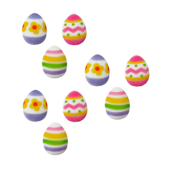 Easter Egg Sugar Toppers | www.sprinklebeesweet.com