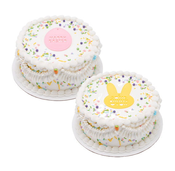 Easter Cake Topper Plaques: Bunny + Egg | www.sprinklebeesweet.com