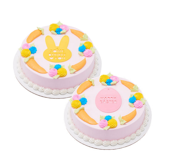 Easter Cake Topper Plaques: Bunny + Egg | www.sprinklebeesweet.com