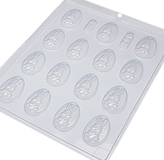 BWB Easter Chocolate Mold: 209 Rabbit on Egg | www.sprinklebeesweet.com