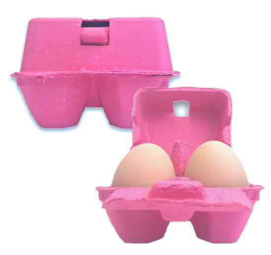 Pink Egg Cartons: 4 Egg | www.sprinklebeesweet.com